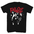 FALL OUT BOY PUNK SCRATCH BLACK T-SHIRT