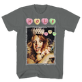 HOLE LIVE THROUGH THIS CHARCOAL T-SHIRT