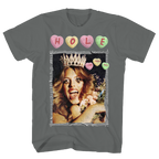 HOLE LIVE THROUGH THIS CHARCOAL T-SHIRT