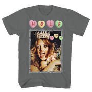 HOLE LIVE THROUGH THIS CHARCOAL T-SHIRT