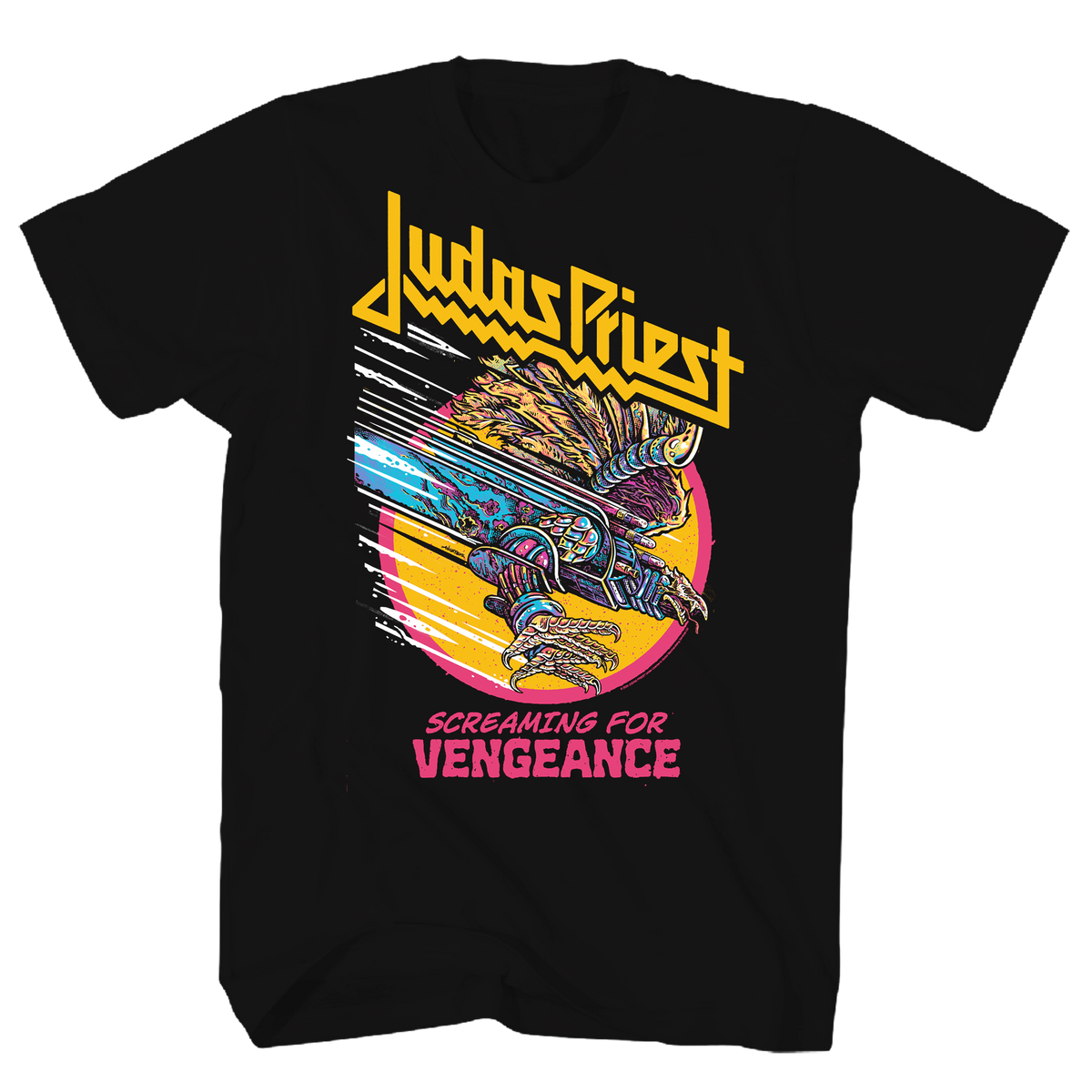 JUDAS PRIEST VENGEANCE BLACK T-SHIRT