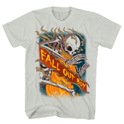 FALL OUT BOY SKELTON BLACK T-SHIRT