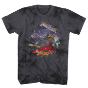 JUDAS PRIEST PAIN KILLER BLACK CLOUD WASH T-SHIRT