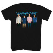 WEEZER BLUE ALBUM BLACK T-SHIRT