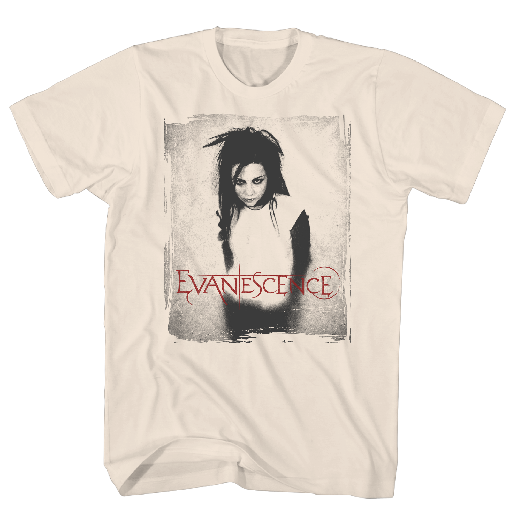 EVANESCENCE BRUSHED PHOTO NATURAL T-SHIRT