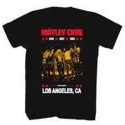 MOTLEY CRUE GIRLS LOS ANGELES, CA BLACK T-SHIRT