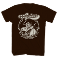 WAYLON JENNINGS WHAT GOES AROUND CHOCOLATE T-SHIRT