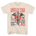 MOTLEY CRUE 1990 DR FEELGOOD KANJI NATURAL T-SHIRT