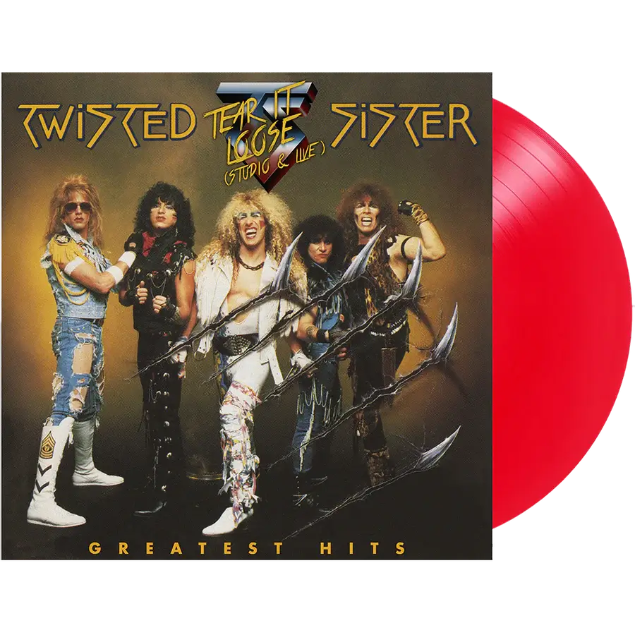 TWISTED SISTER 'GREATEST HITS -TEAR IT LOOSE' 2LP - TRANSLUCENT RED