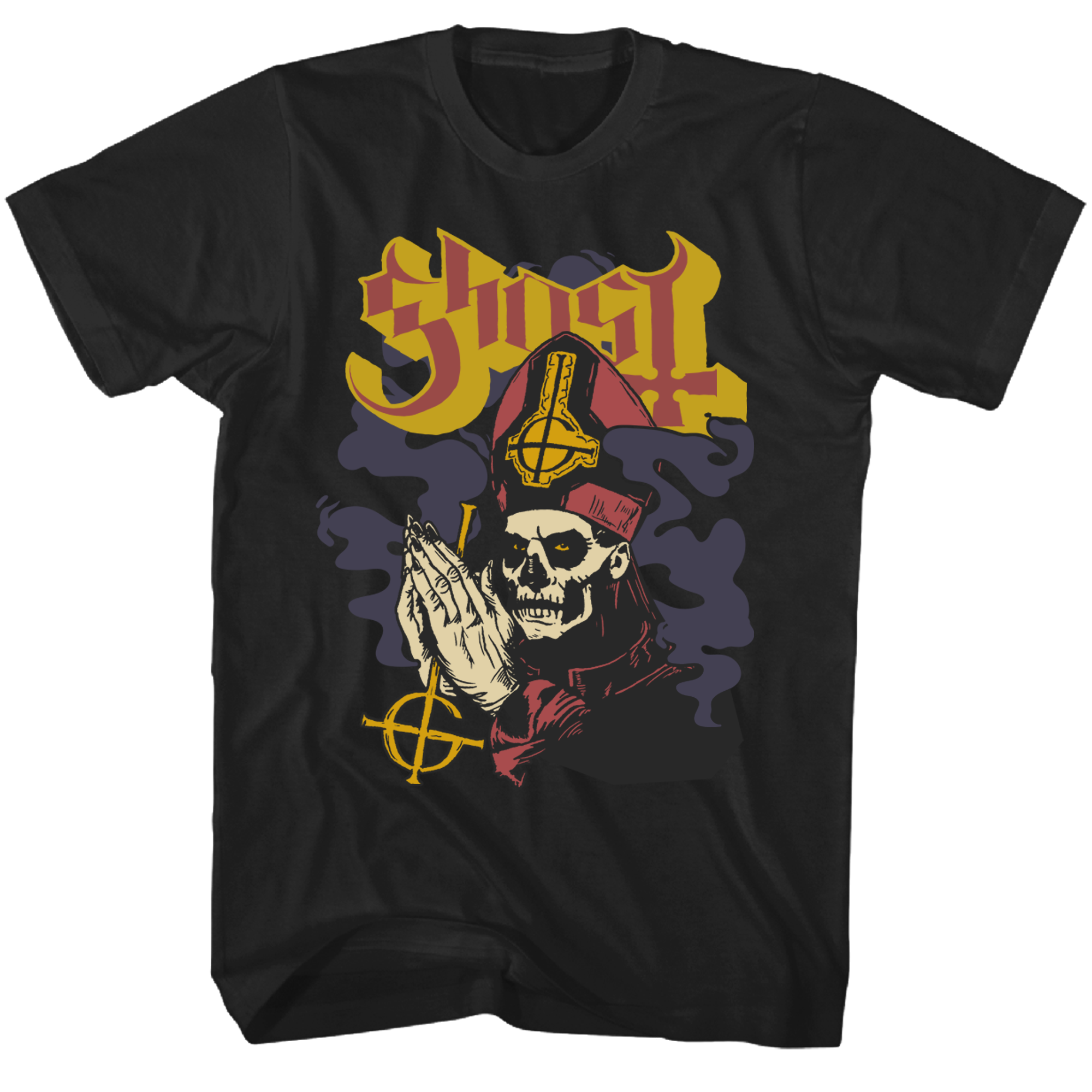 GHOST 'PAPA EMERITUS PRAYER' T-SHIRT