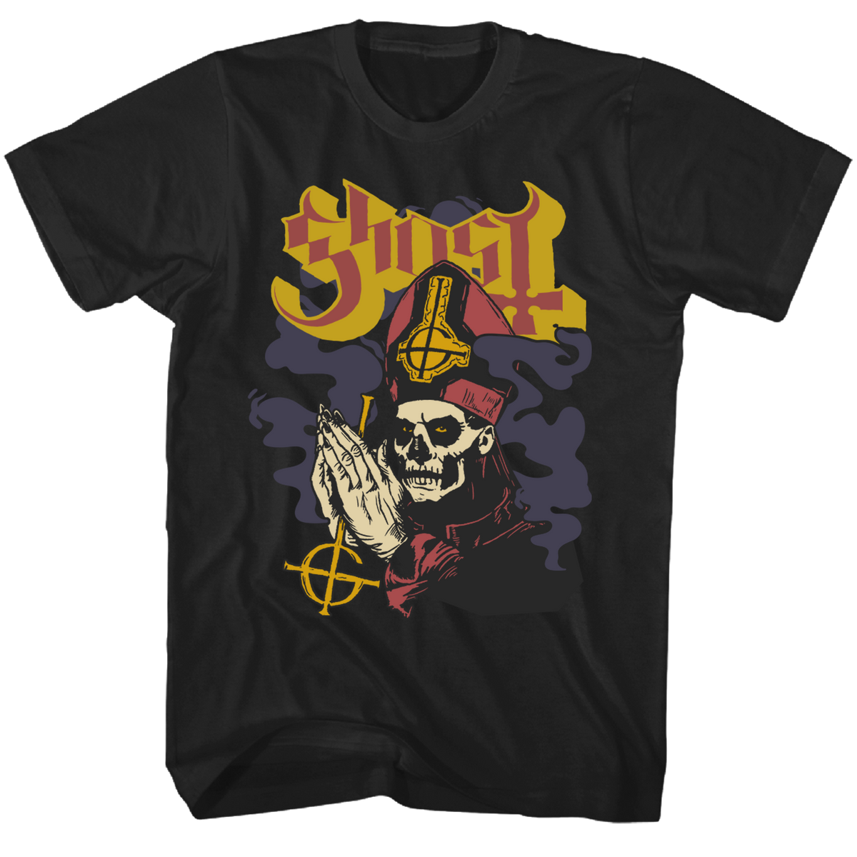GHOST 'PAPA EMERITUS PRAYER' T-SHIRT