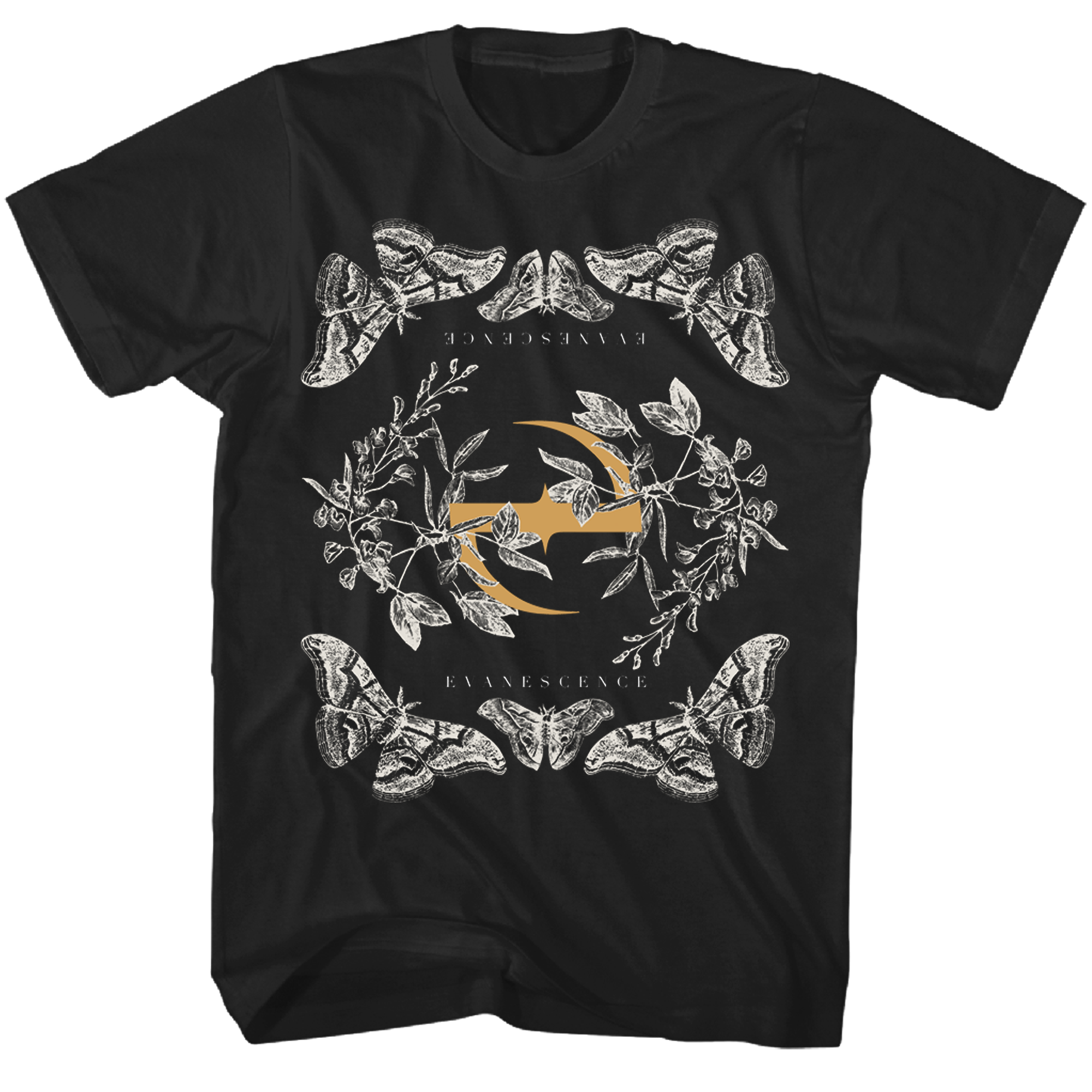 EVANESCENCE 'EVANESCENCE BUTTERFLY LOGO' T-SHIRT