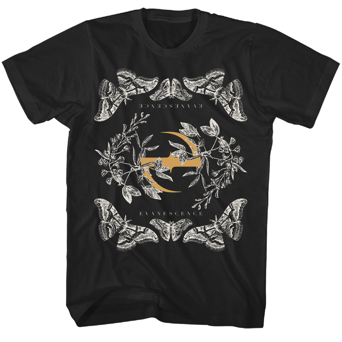EVANESCENCE 'EVANESCENCE BUTTERFLY LOGO' T-SHIRT