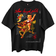 STONE TEMPLE PILOTS PURPLE ALBUM COVER LIMO BLACK ENZYME WASH T-SHIRT/GIANT VINTAGE