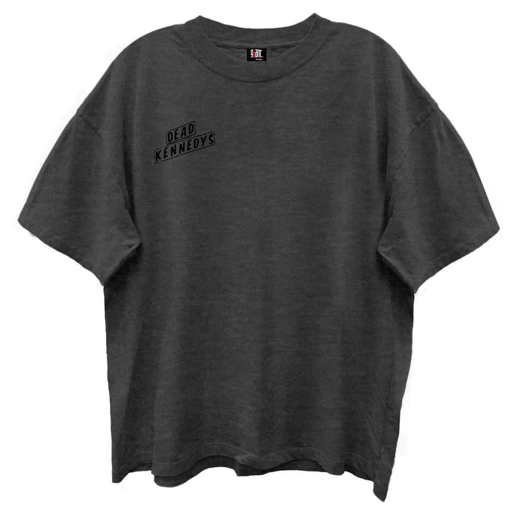 DEAD KENNEDYS LOGO FRONT/BACK VINTAGE BLACK ENZYME WASH T-SHIRT/GIANT VINTAGE