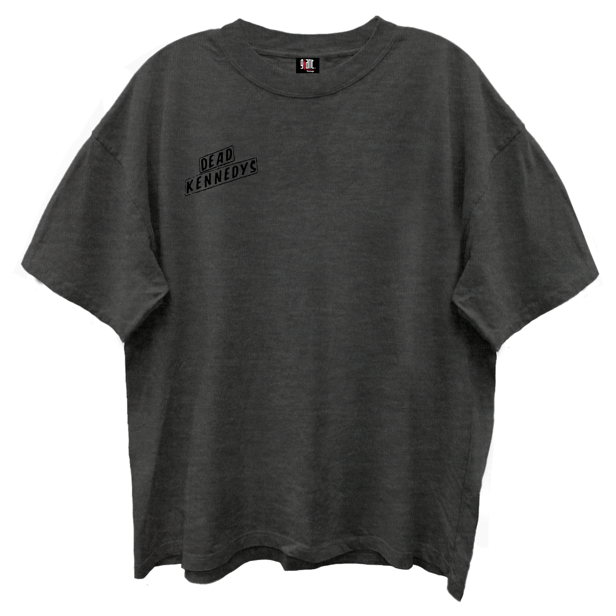 DEAD KENNEDYS LOGO FRONT/BACK VINTAGE BLACK ENZYME WASH T-SHIRT/GIANT VINTAGE