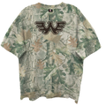 WALYON JENNINGS LOGO SQUARES FRT/BACK WOODLAND CAMO T-SHIRT/S