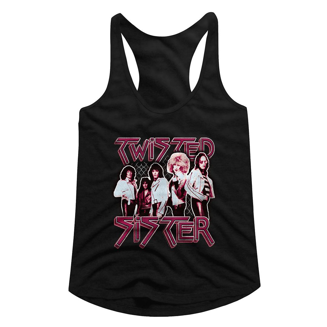 TWISTED SISTER - PRETTY IN PINK LADIES SHIRT