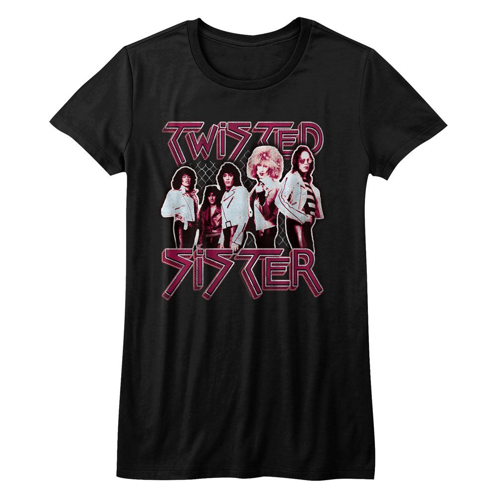 TWISTED SISTER - PRETTY IN PINK LADIES SHIRT