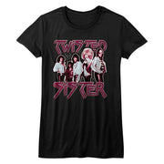 TWISTED SISTER - PRETTY IN PINK LADIES SHIRT