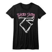 TWISTED SISTER - BONE LOGO LADIES SHIRT