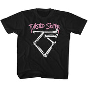 TWISTED SISTER - BONE LOGO TODDLER SHIRT