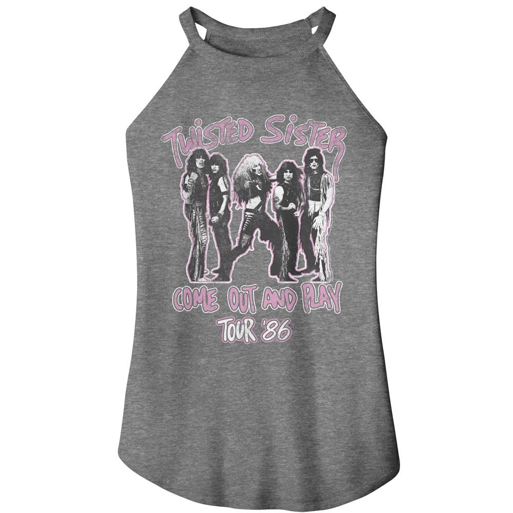 TWISTED SISTER - COME OUT AND PLAY LADIES SHIRT