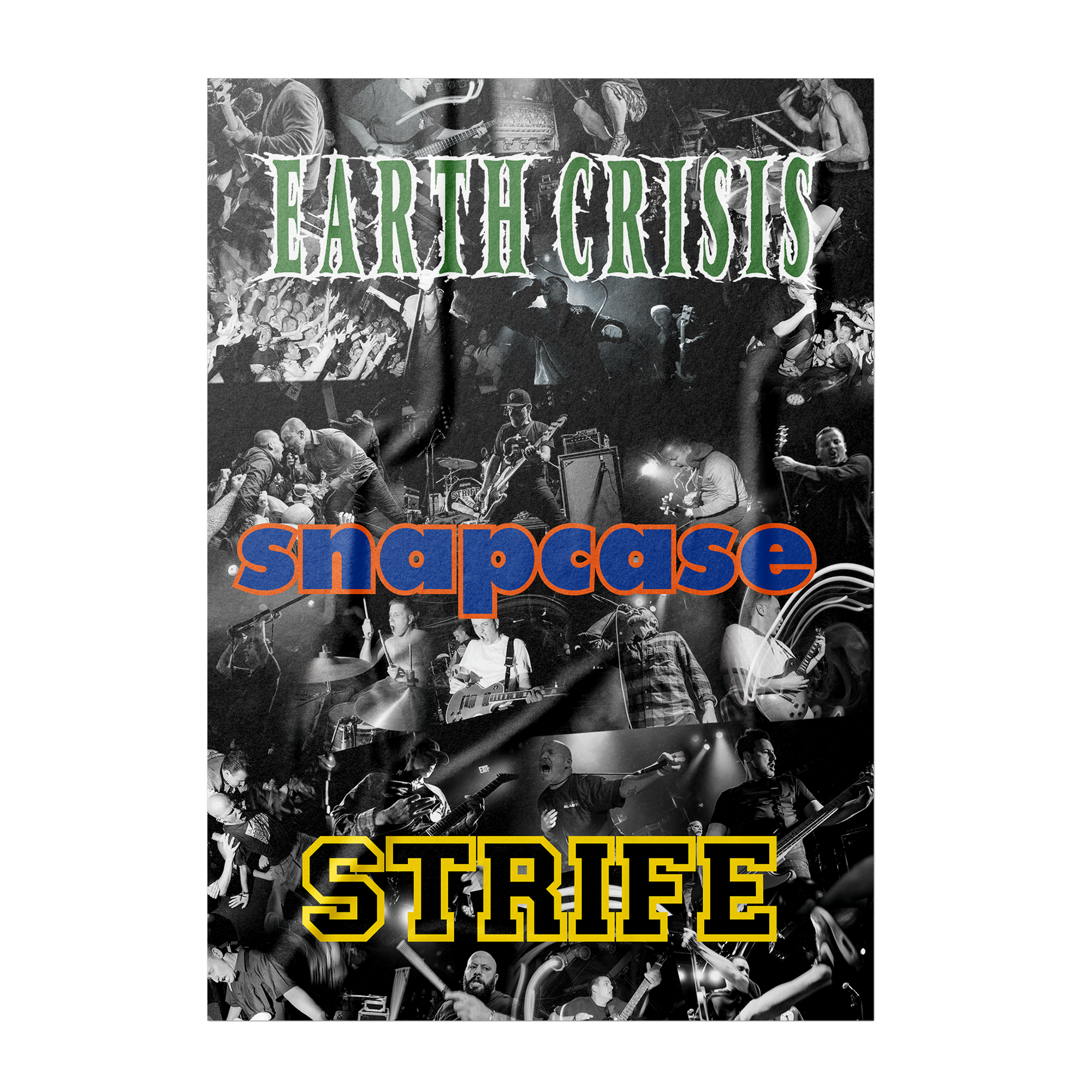 EARTH CRISIS, SNAPCASE, STRIFE 'THE RETURN OF THE CALIFORNIA TAKEOVER' LP - LTD. OLIVE GREEN