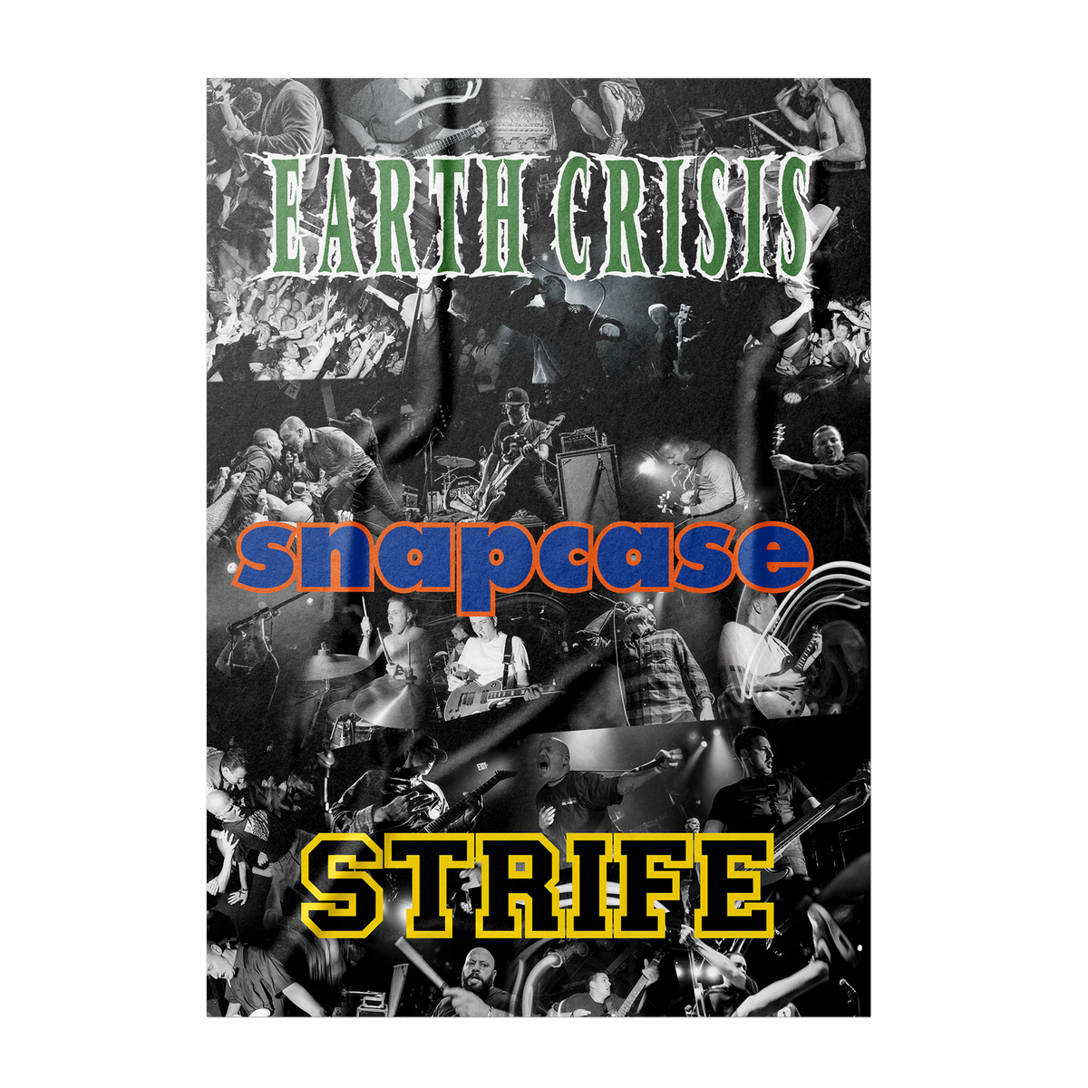 EARTH CRISIS, SNAPCASE, STRIFE 'THE RETURN OF THE CALIFORNIA TAKEOVER' LP - LTD. OLIVE GREEN