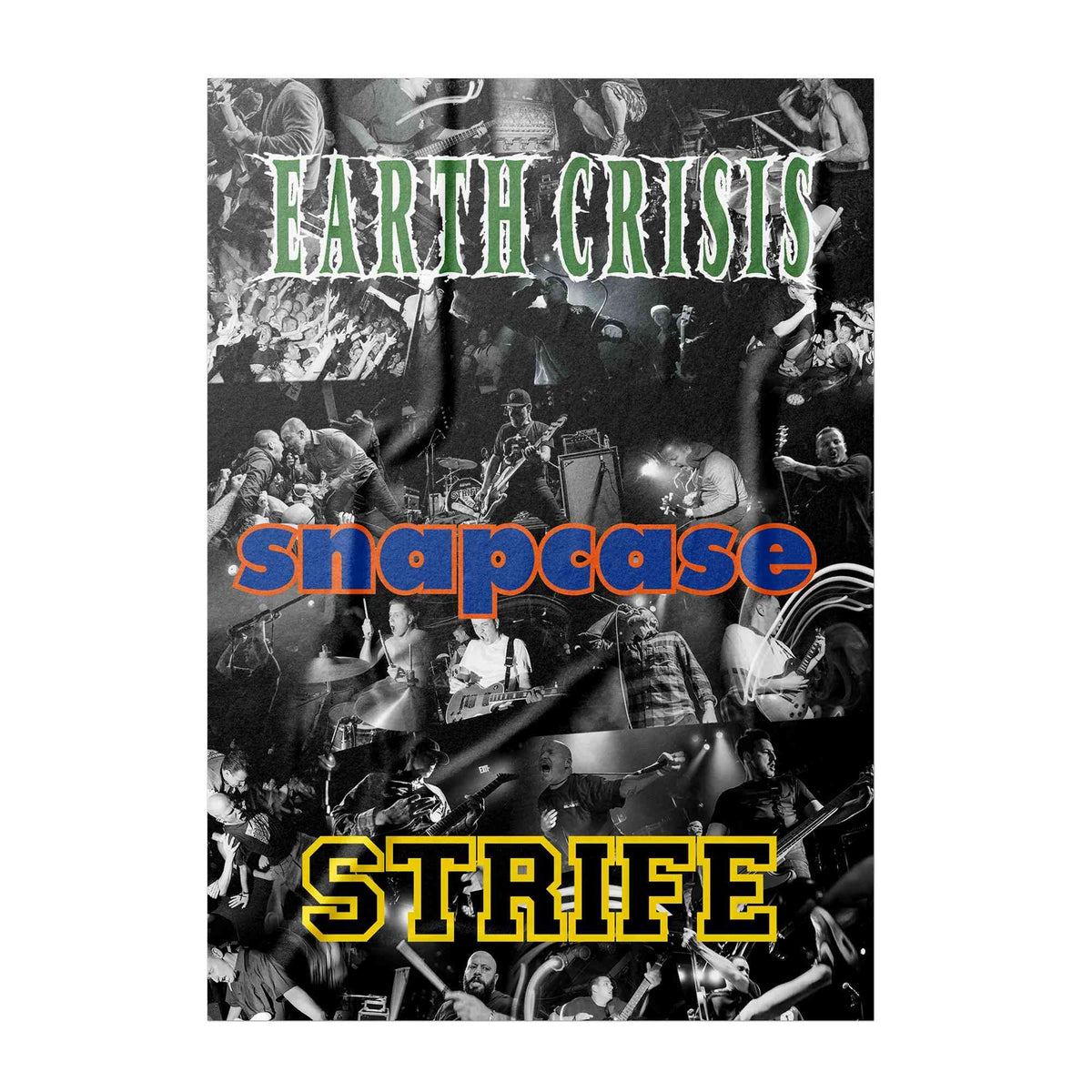 EARTH CRISIS, SNAPCASE, STRIFE 'THE RETURN OF THE CALIFORNIA TAKEOVER' LP - LTD. OLIVE GREEN