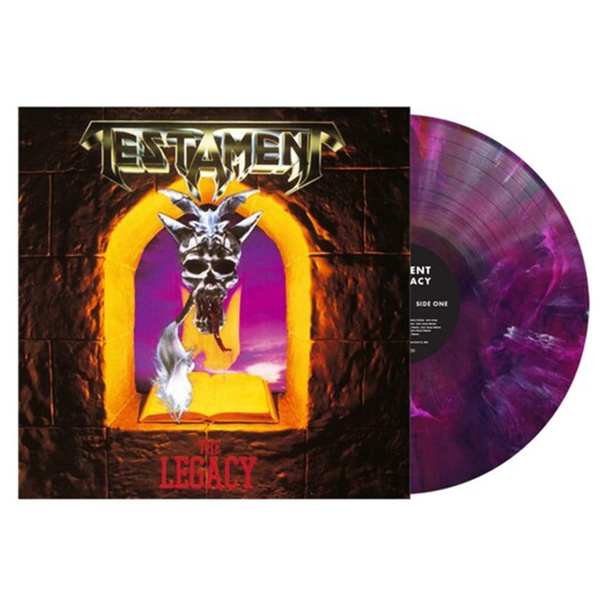 Testament The Legacy Purple Blue Red Marble Vinyl
