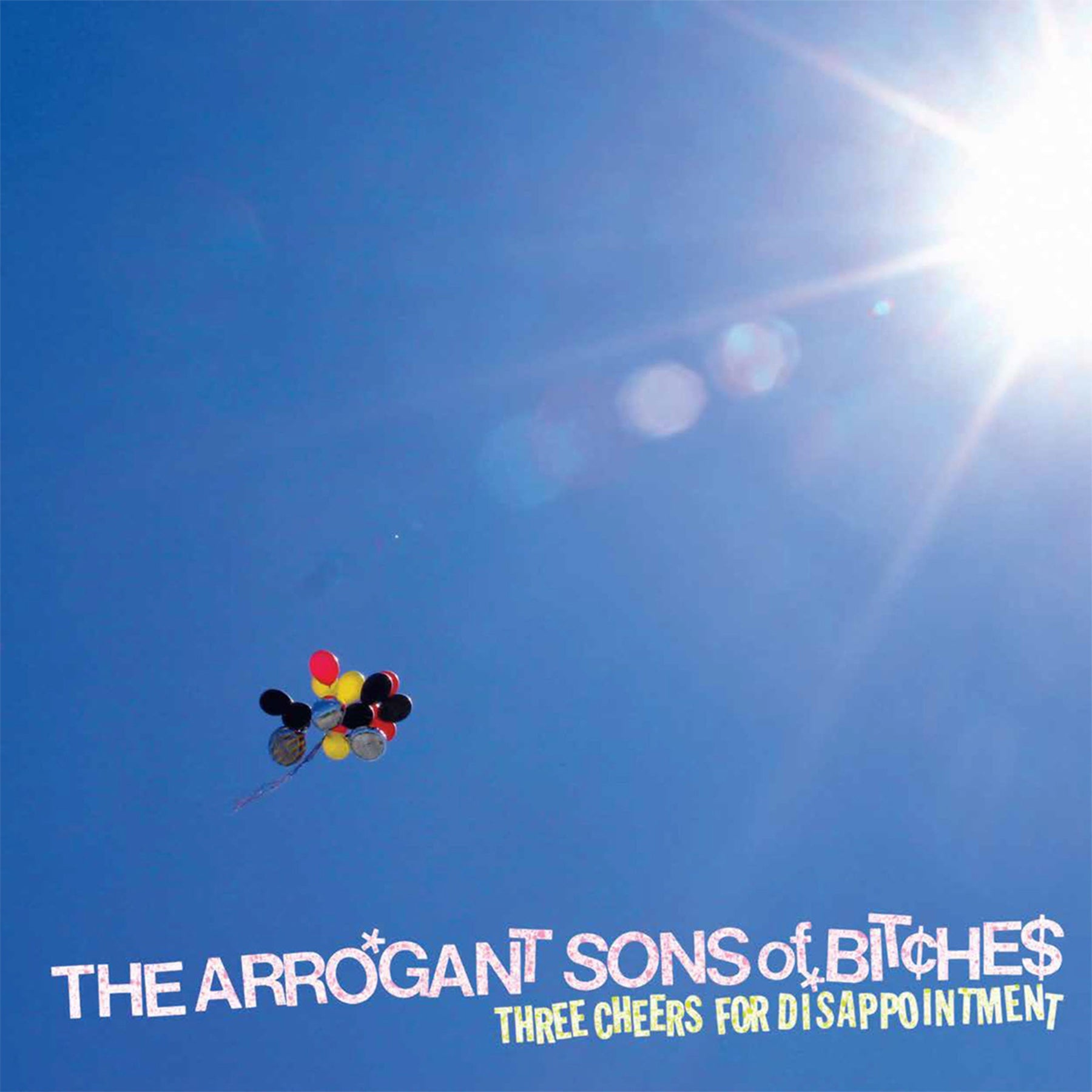 THE ARROGANT SONS OF BITCHES 'THREE CHEERS FOR DISAPPOINTMENT' LP - CLEAR YELLOW
