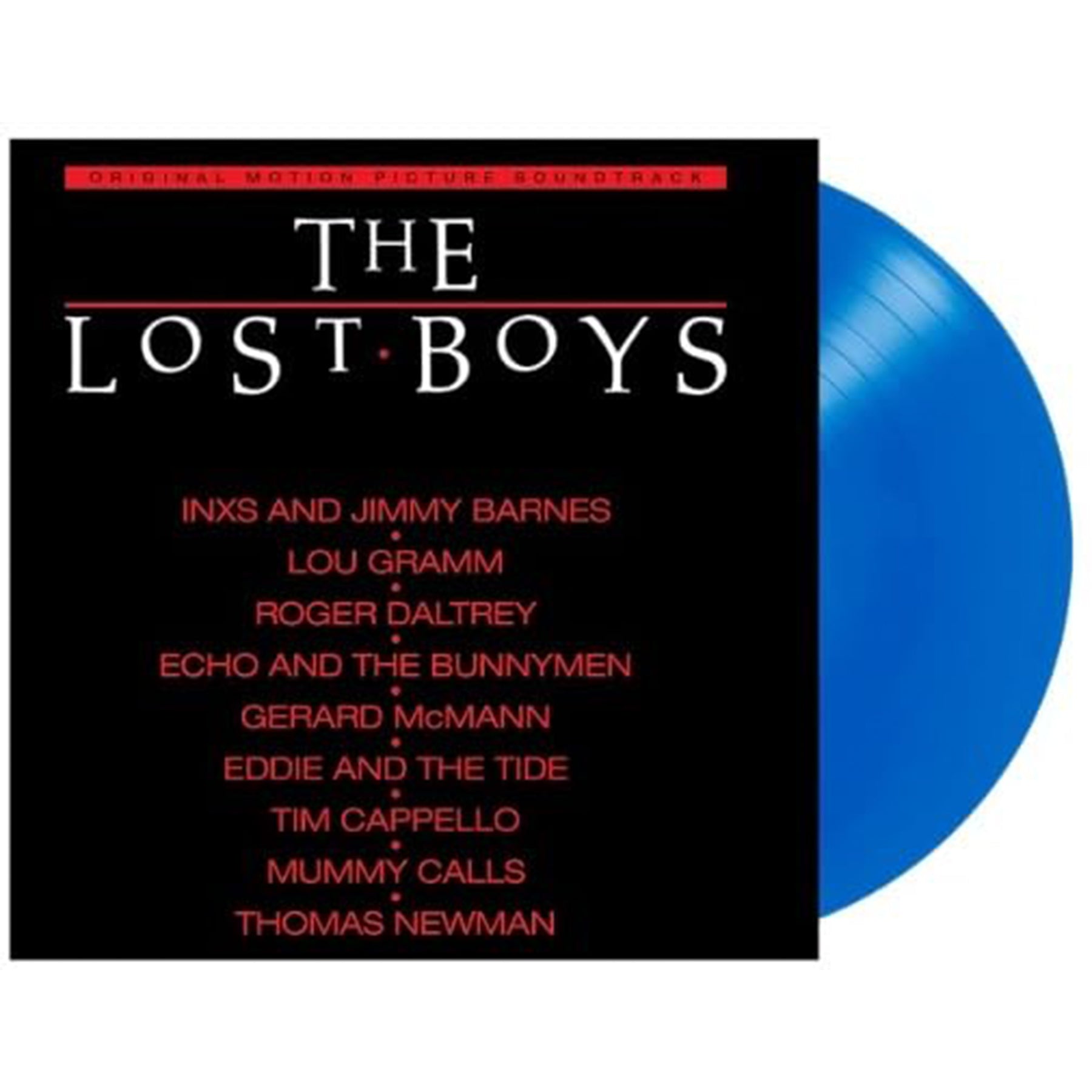 'THE LOST BOYS' MOTION PICTURE SOUNDTRACK LP - LTD. - BLUE