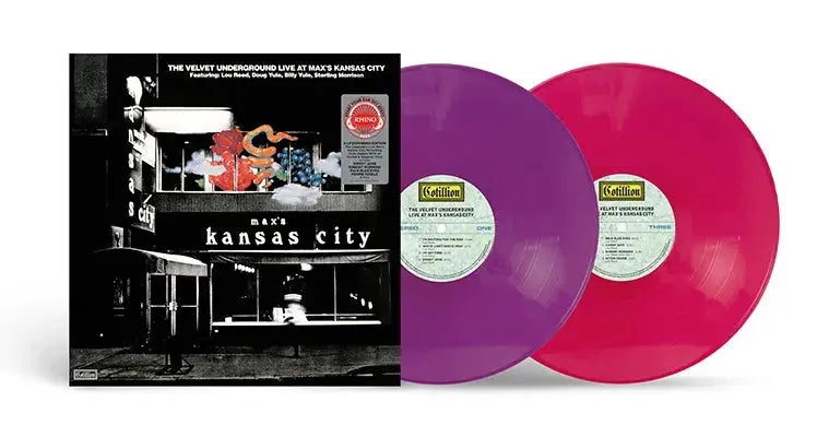 THE VELVET UNDERGROUND 'LIVE AT MAX'S KANSAS CITY: EXPANDED VERSION' 2LP - PURPLE/MAGENTA
