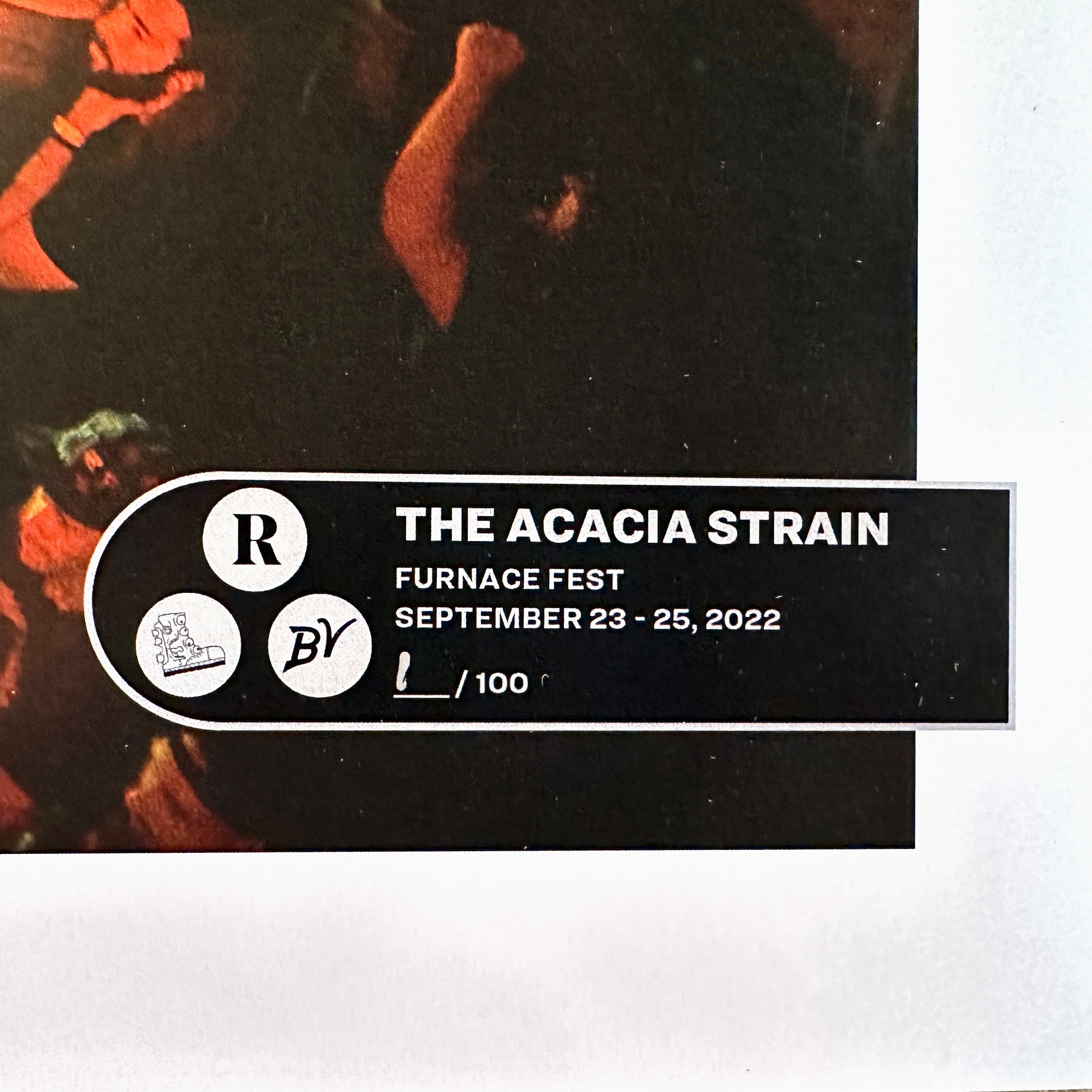 THE ACACIA STRAIN x FURNACE FEST 2022 LIMITED EDITON NUMBERED PRINTS