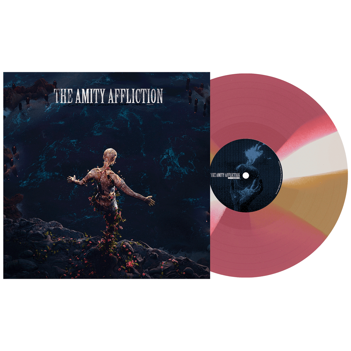 THE AMITY AFFLICTION'LET THE OCEAN TAKE ME' 10TH ANNIVERSARY LP - EXCLUSIVE - LTD. 400 - BONE/BROWN/OXBLOOD/TWIST