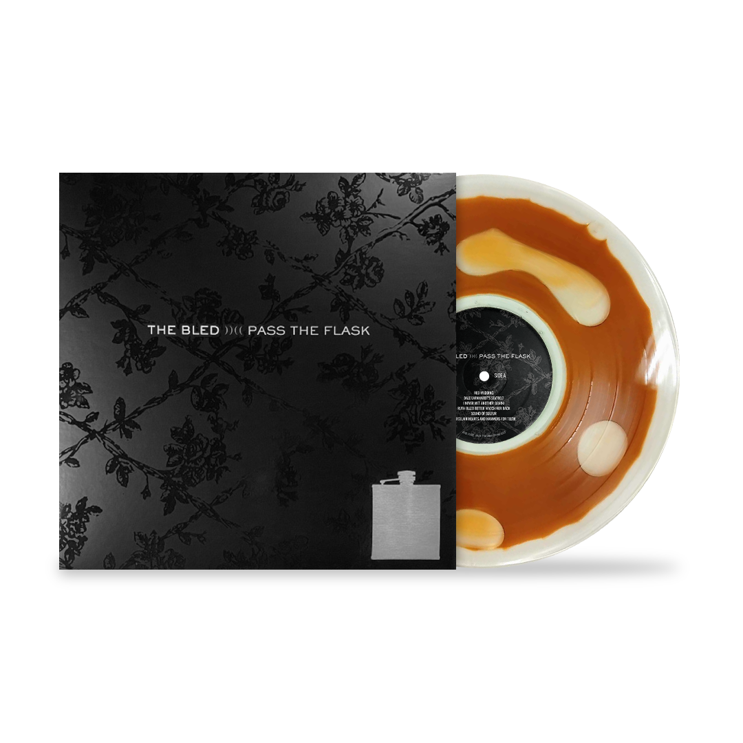 THE BLED'PASS THE FLASK' LP - EXCLUSIVE - LTD. 50 - WHISKEY LIQUID FILLED