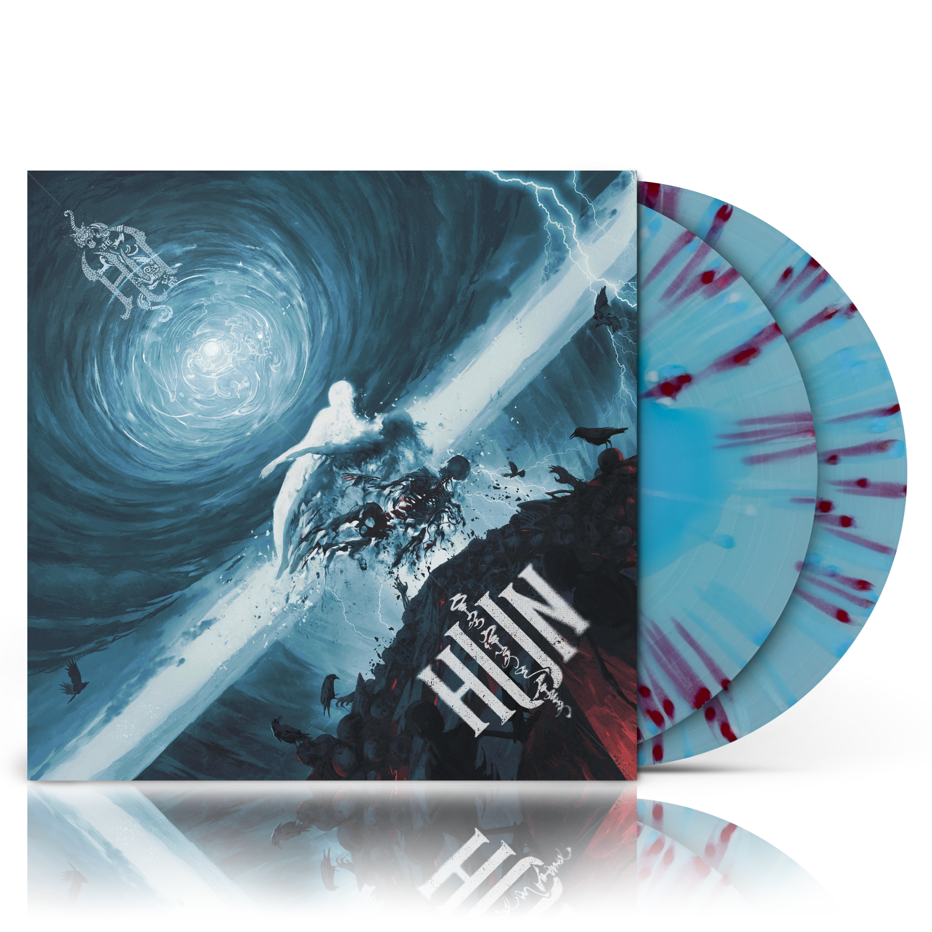 THE HU ‘HUN’ 2LP - EXCLUSIVE - LTD. 300 - BLUE/RED/WHITE/SPLATTER