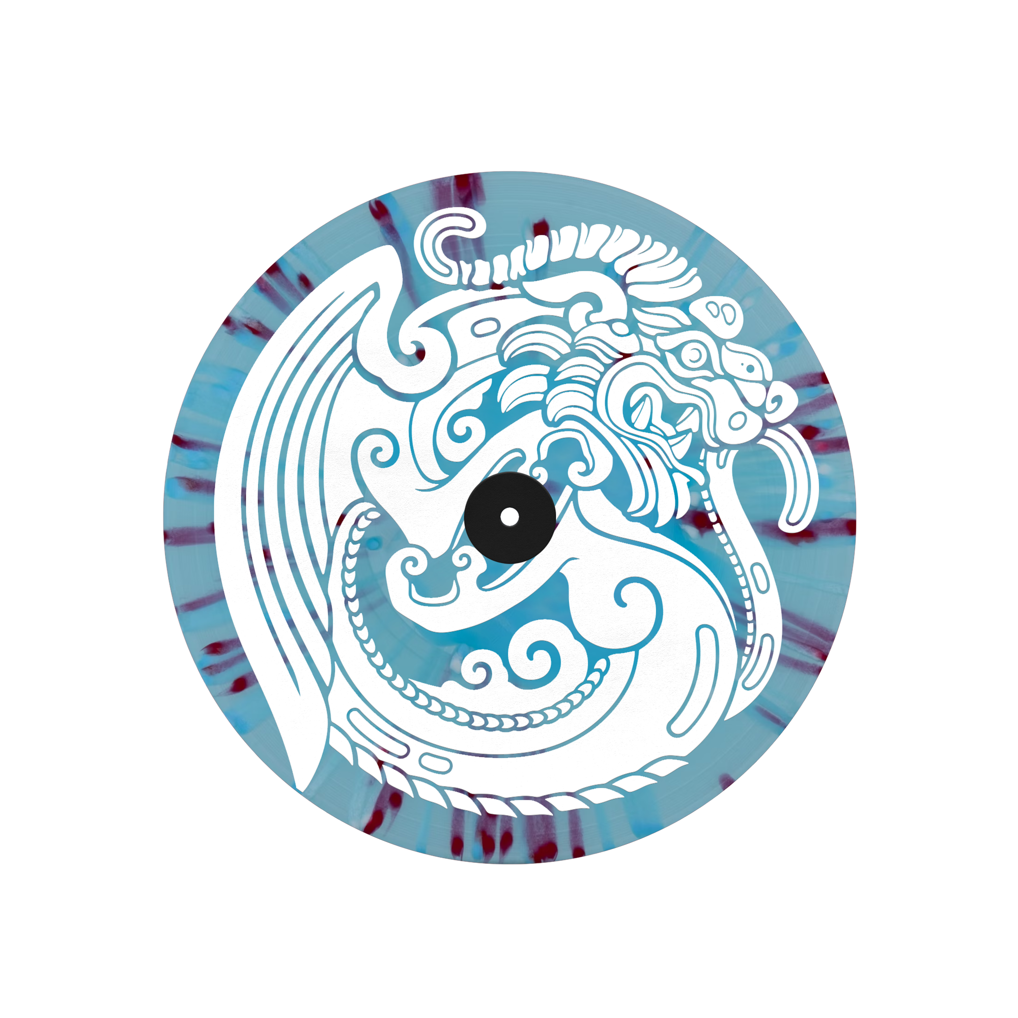THE HU ‘HUN’ 2LP - EXCLUSIVE - LTD. 300 - BLUE/RED/WHITE/SPLATTER