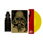 MASTODON 'THE HUNTER' LP (Exclusive ' Yellow Vinyl) w/ SIGNED 12"x12" PAUL ROMANO PRINT