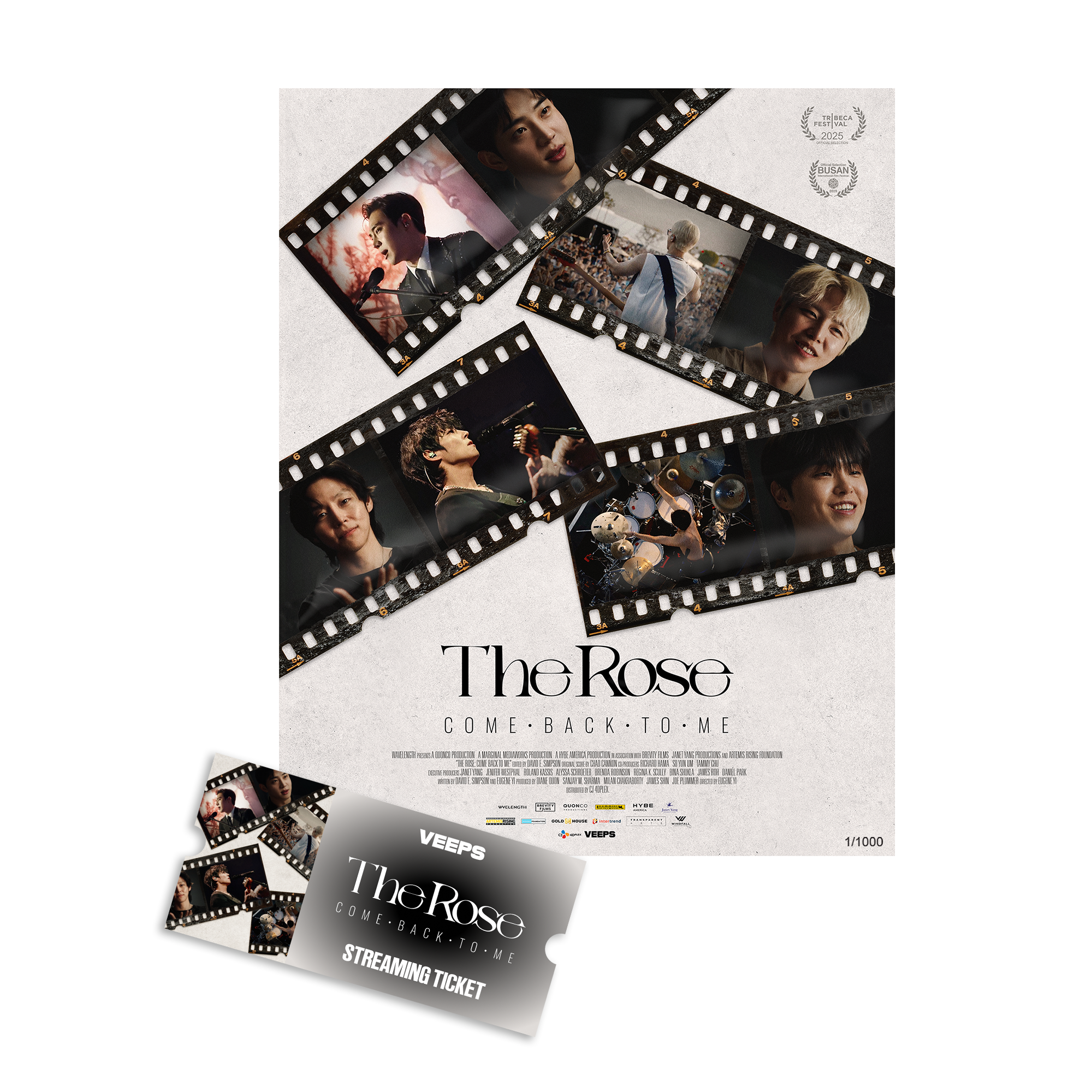 THE ROSE 'COME BACK TO ME' LIMITED EDITION 16x20 POSTER + ONLINE PREMIERE & Q&A TICKET