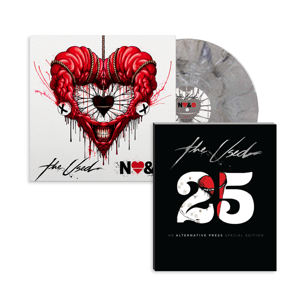 THE USED'IN LOVE AND DEATH' LP + AP SPECIAL COLLECTOR'S EDITION MAGAZINE - EXCLUSIVE - LTD. 500 - GHOST