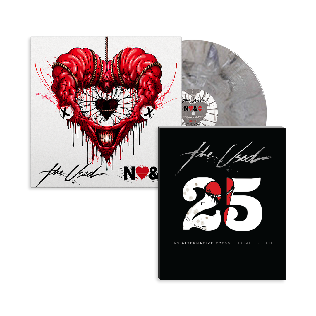 THE USED'IN LOVE AND DEATH' LP + AP SPECIAL COLLECTOR'S EDITION MAGAZINE - EXCLUSIVE - LTD. 500 - GHOST