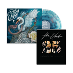 THE USED'LIES FOR THE LIARS' LP + AP SPECIAL COLLECTOR'S EDITION MAGAZINE - EXCLUSIVE - LTD. 500 - ULTRA CLEAR/SEA BLUE CLOUDY
