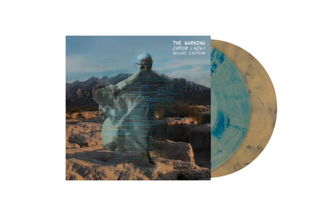 THE WARNING 'ERROR 404' 2LP - DELUXE - CUSTARD/BLACK WAVE/COASTAL BLUE