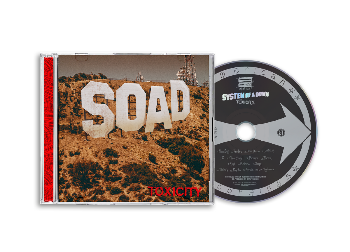 SYSTEM OF A DOWN 'TOXICITY' 25TH ANNIVERSARY CD – Veeps Inc