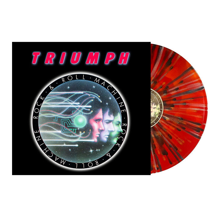 TRIUMPH ‘ROCK & ROLL MACHINE’ LP - LTD. 300 - RED/BLACK/BLUE/ORANGE SPLATTER