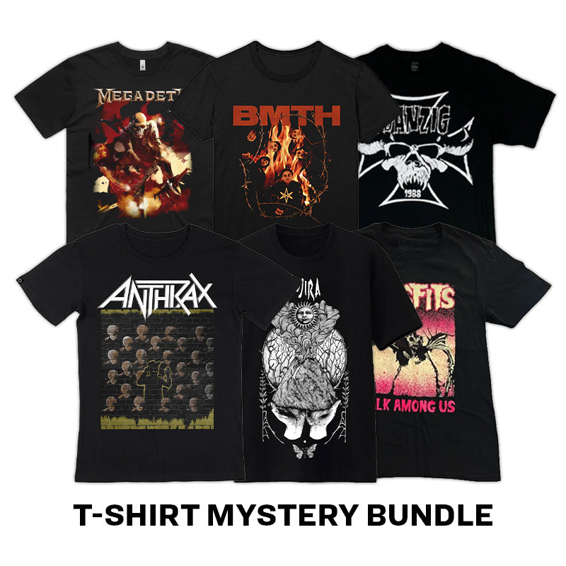 METAL/ROCK MYSTERY T-SHIRT BUNDLE