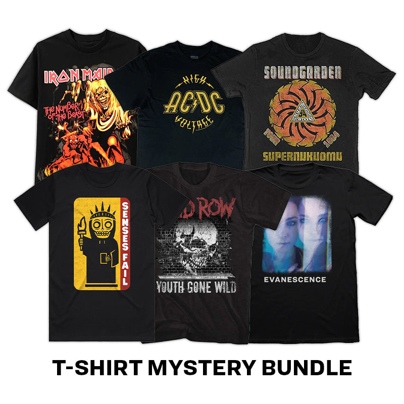 METAL/ROCK MYSTERY T-SHIRT BUNDLE