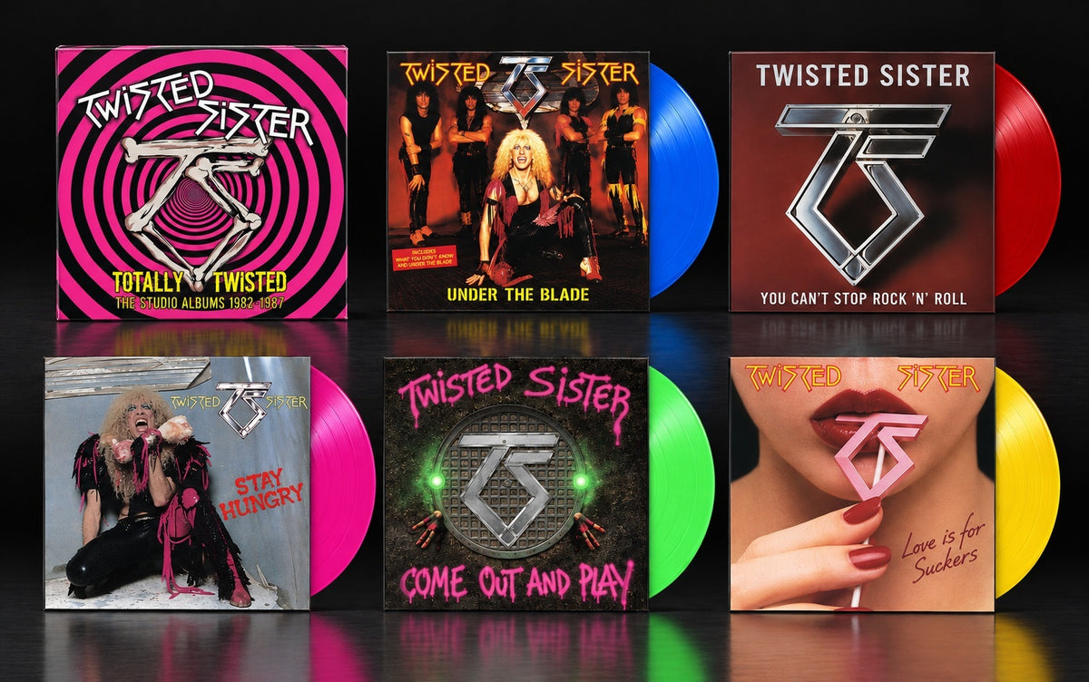 TWISTED SISTER ‘THE STUDIO ALBUMS 1982-1987' 5LP BOX SET (Color Vinyl)